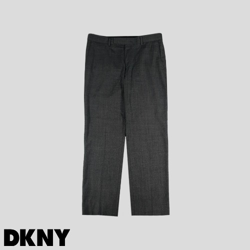 DKNY 디케이앤와이 차콜 패턴 트라우저 팬츠 35